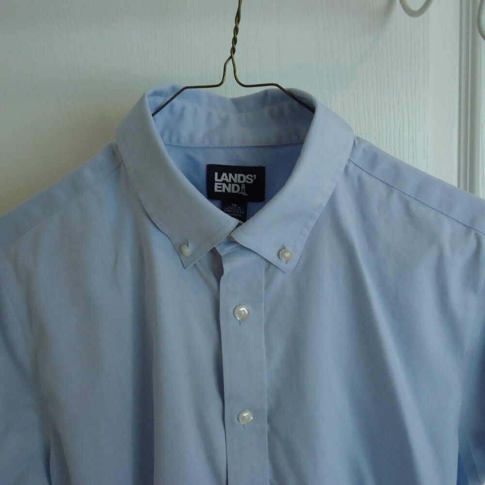 Lands End Shirt 16 Boys